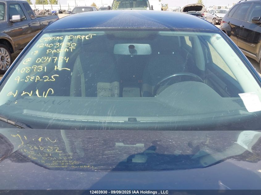 2018 Volkswagen Passat S/R-Line VIN: 1VWAA7A38JC034784 Lot: 12403930