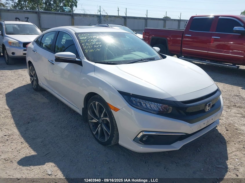2HGFC1F99LH103139 2020 Honda Civic Touring auction photo 1
