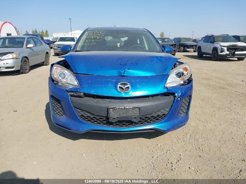 2012 Mazda Mazda3 Gx VIN: JM1BL1KF4C1619982 Lot: 12403990