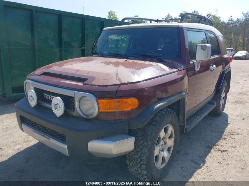 2008 Toyota Fj Cruiser VIN: JTEBU11F78K019601 Lot: 12404003