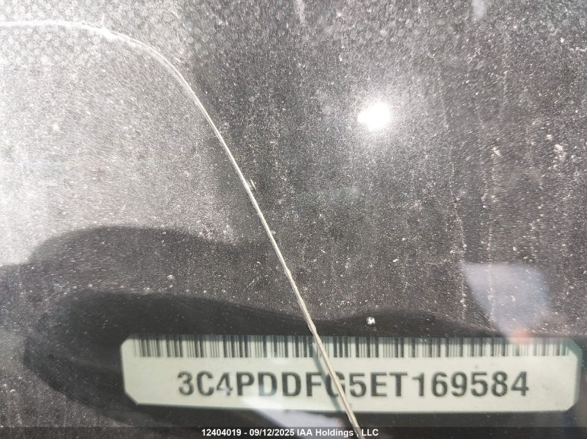 2014 Dodge Journey R/T VIN: 3C4PDDFG5ET169584 Lot: 12404019