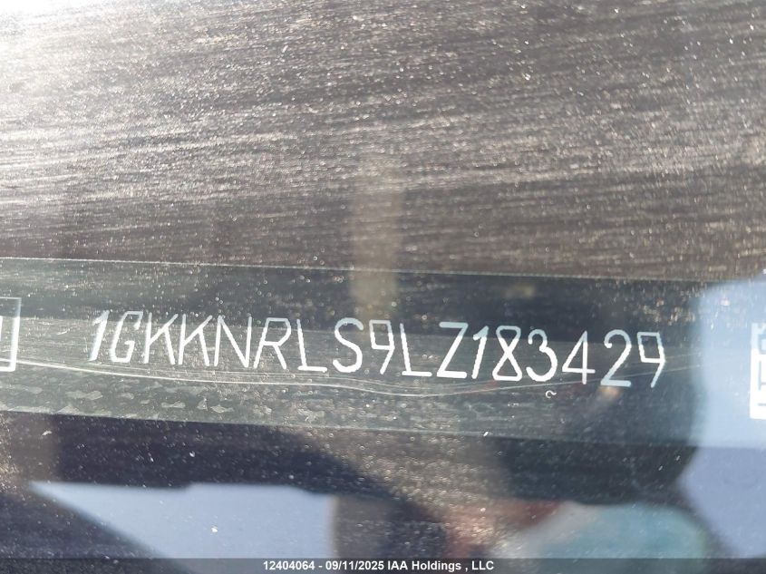 2020 GMC Acadia Sle VIN: 1GKKNRLS9LZ183429 Lot: 12404064