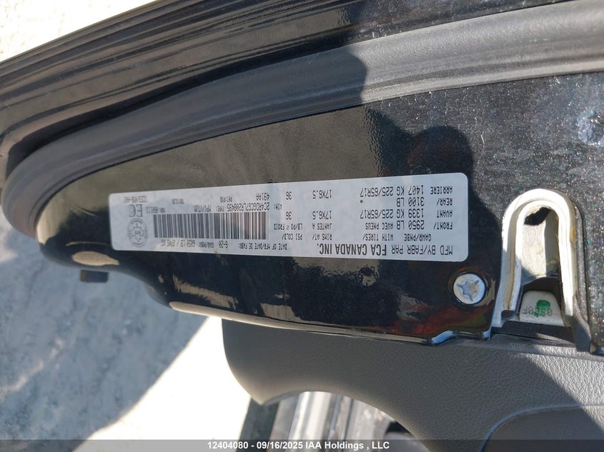 2020 Dodge Grand Caravan Sxt VIN: 2C4RDGCG7LR208495 Lot: 12404080