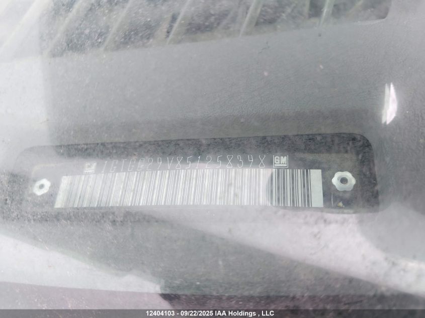 2005 GMC Savana Standard VIN: 1GTGG29V851258398 Lot: 12404103