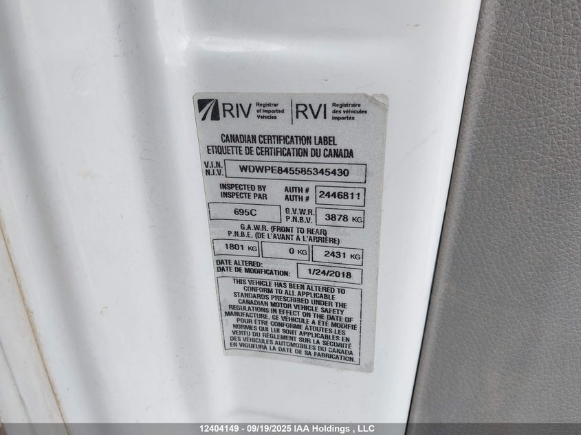 WDWPE845585345430 2008 DODGE  photo no. 9