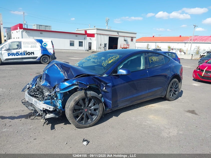 5YJ3E1EB3PF691373 2023 TESLA MODEL 3 photo no. 2