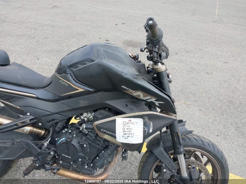2024 Cf Moto 800Nk VIN: LCEPEYL43R6001294 Lot: 12404157