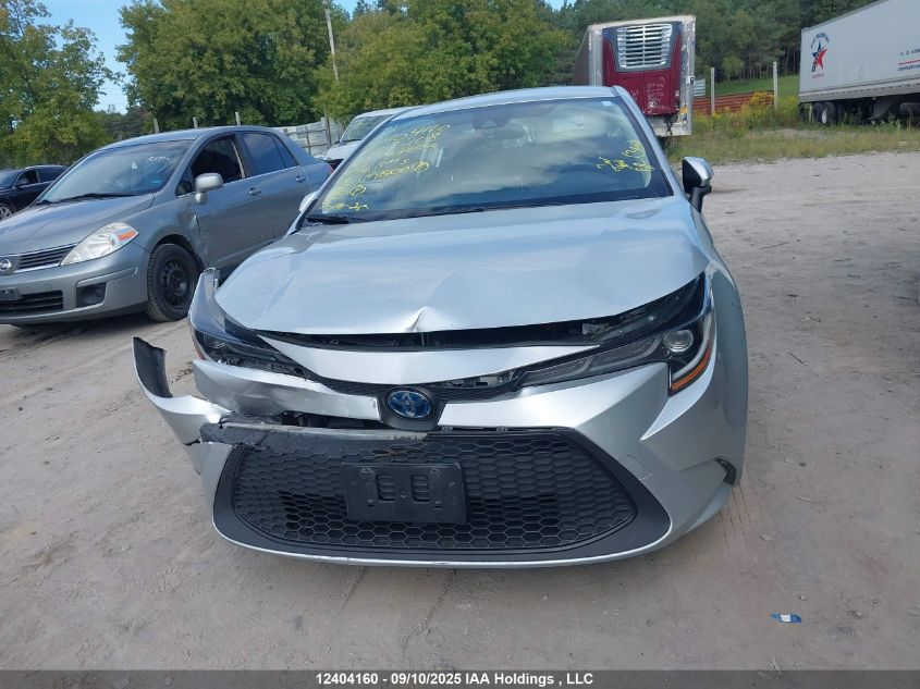 2021 Toyota Corolla Hybrid Base W/Li Battery VIN: JTDBAMDE6MJ002208 Lot: 12404160