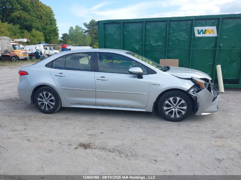 2021 Toyota Corolla Hybrid Base W/Li Battery VIN: JTDBAMDE6MJ002208 Lot: 12404160