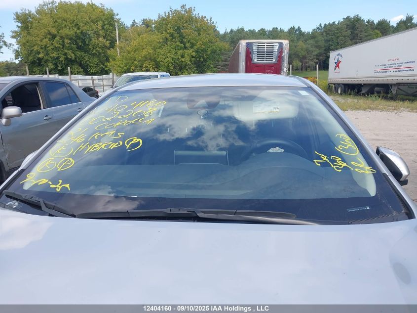 2021 Toyota Corolla Hybrid Base W/Li Battery VIN: JTDBAMDE6MJ002208 Lot: 12404160