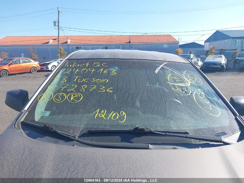 2013 Hyundai Tucson VIN: KM8JT3AC5DU728736 Lot: 12404163