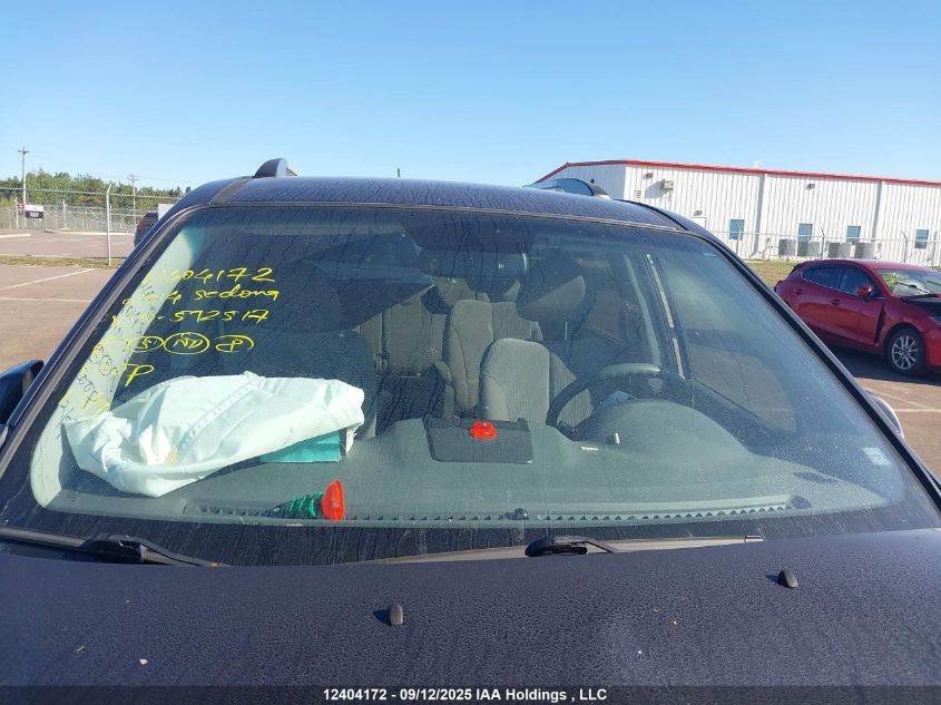 2014 Kia Sedona Lx VIN: KNDMG4C70E6592517 Lot: 12404172