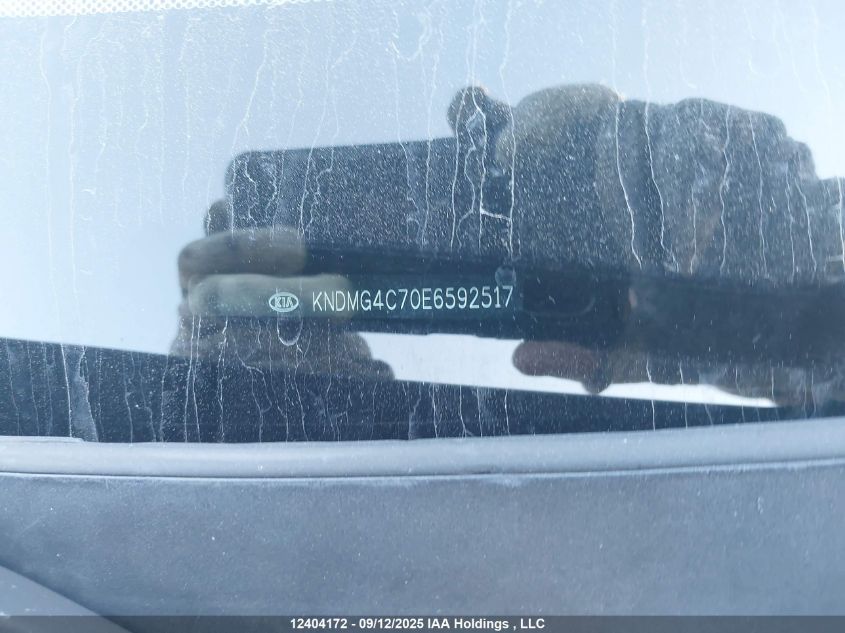 2014 Kia Sedona Lx VIN: KNDMG4C70E6592517 Lot: 12404172