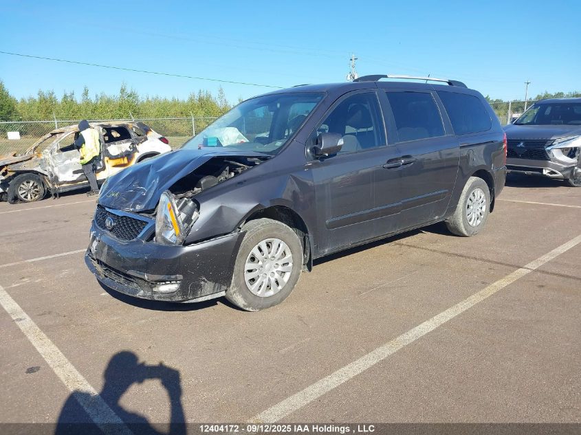 2014 Kia Sedona Lx VIN: KNDMG4C70E6592517 Lot: 12404172