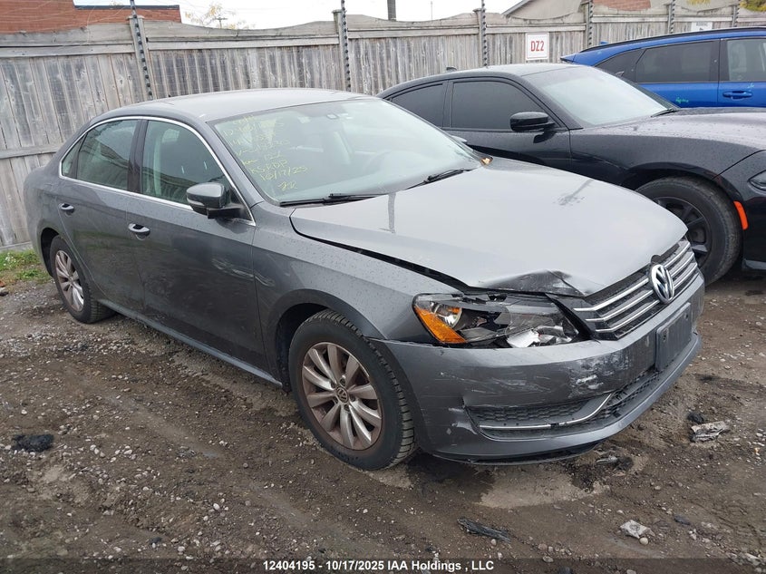 1VWAH7A34EC018230 2014 VOLKSWAGEN PASSAT photo no. 2