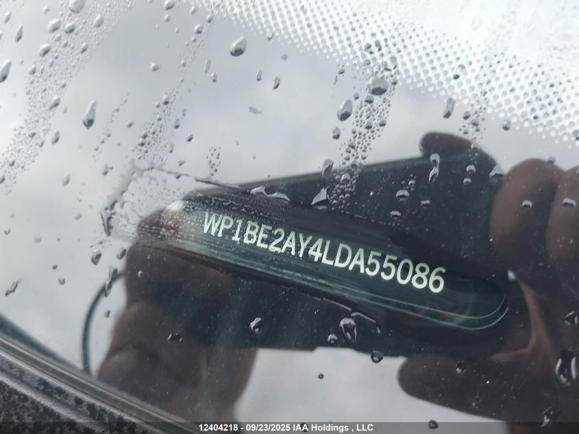 2020 Porsche Cayenne E-Hybrid Coupe VIN: WP1BE2AY4LDA55086 Lot: 12404218