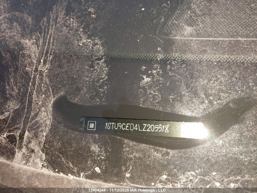 2020 GMC Sierra 1500 Elevation VIN: 1GTU9CED4LZ205518 Lot: 12404244