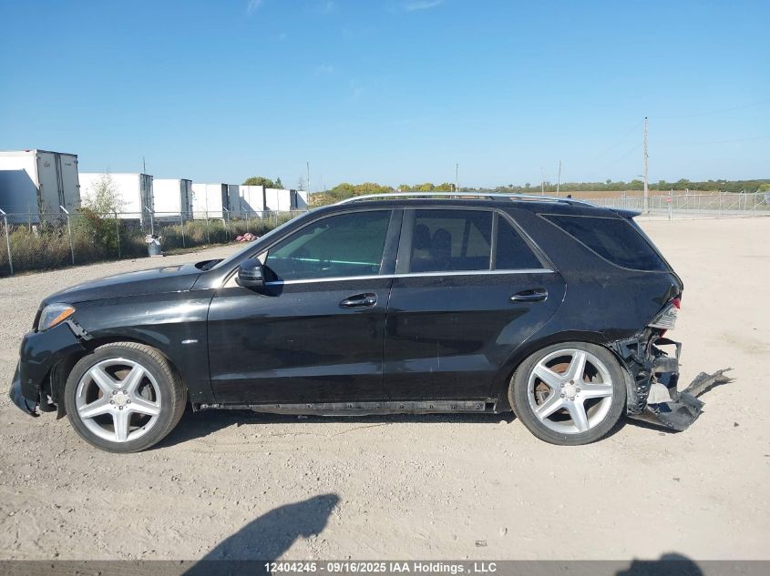 2012 Mercedes-Benz Ml 350 Bluetec 4Matic VIN: 4JGDA2EB0CA086831 Lot: 12404245