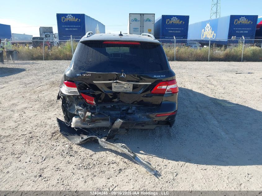 2012 Mercedes-Benz Ml 350 Bluetec 4Matic VIN: 4JGDA2EB0CA086831 Lot: 12404245