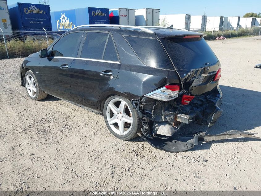 2012 Mercedes-Benz Ml 350 Bluetec 4Matic VIN: 4JGDA2EB0CA086831 Lot: 12404245