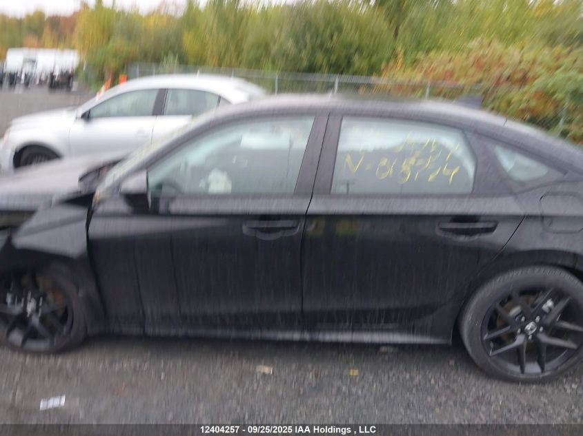 2025 Honda Civic Sport/Sport Touring VIN: 2HGFE4F89SH018724 Lot: 12404257