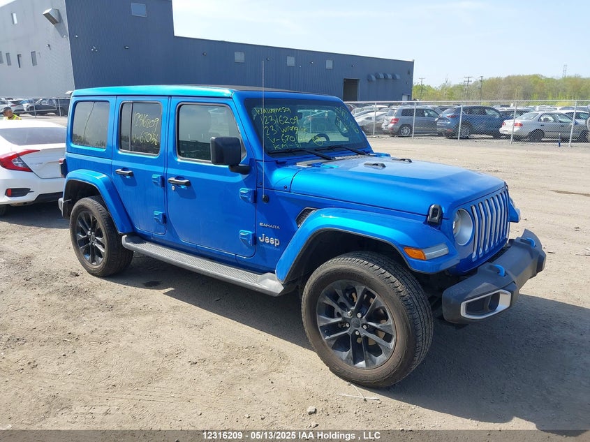 1C4JJXP69PW670156 2023 Jeep Wrangler 4Xe Unlimited Sahara auction photo 1