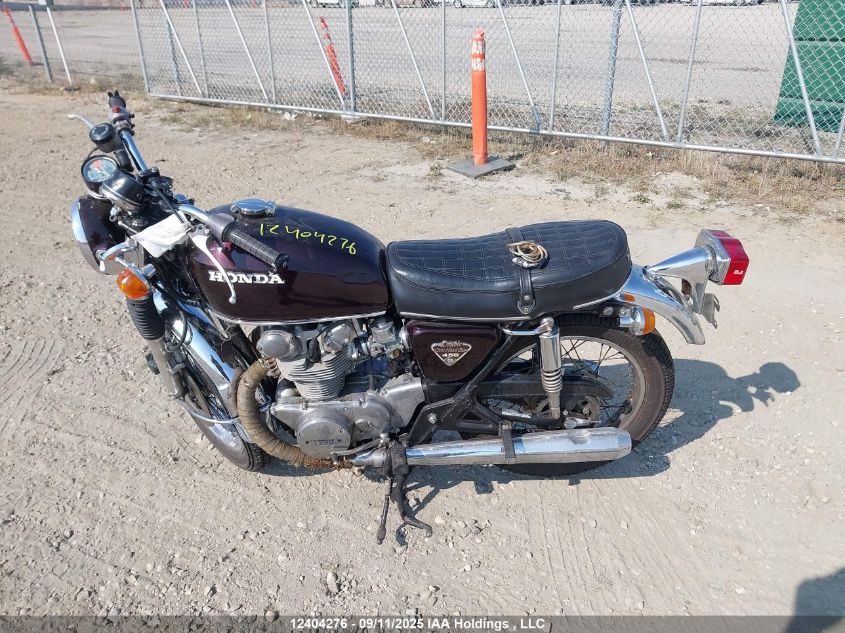 1973 Honda Cb450 VIN: CB4505038727 Lot: 12404276