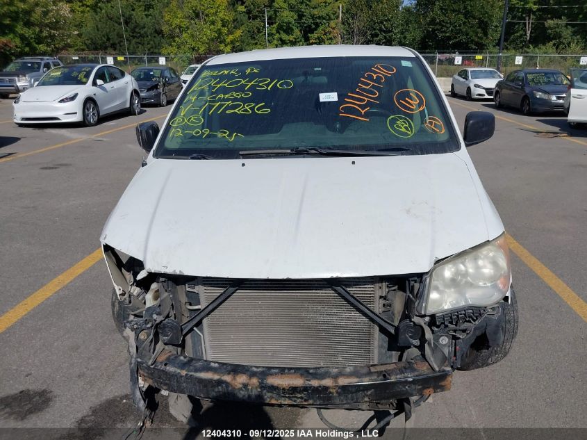 2014 Ram Cargo VIN: 2C4JRGAG0ER177286 Lot: 12404310