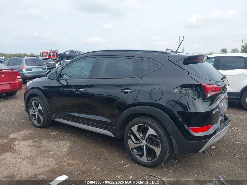 2017 Hyundai Tucson Limited/Sport And Eco/Se VIN: KM8J3CA22HU441979 Lot: 12404338