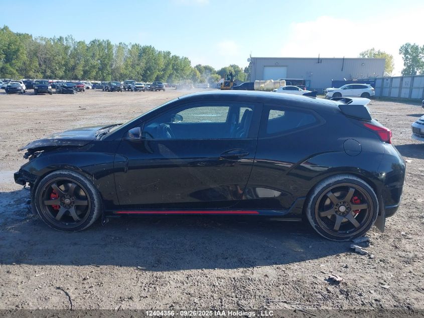 2022 Hyundai Veloster N Dct VIN: KMHT36AH6NU014833 Lot: 12404356