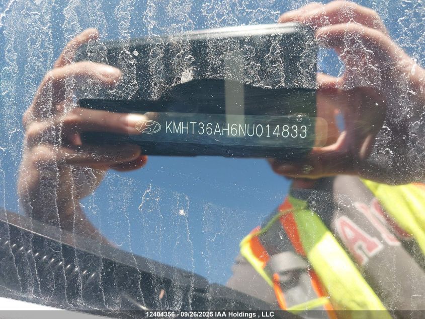 2022 Hyundai Veloster N Dct VIN: KMHT36AH6NU014833 Lot: 12404356