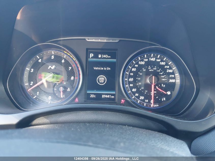 2022 Hyundai Veloster N Dct VIN: KMHT36AH6NU014833 Lot: 12404356