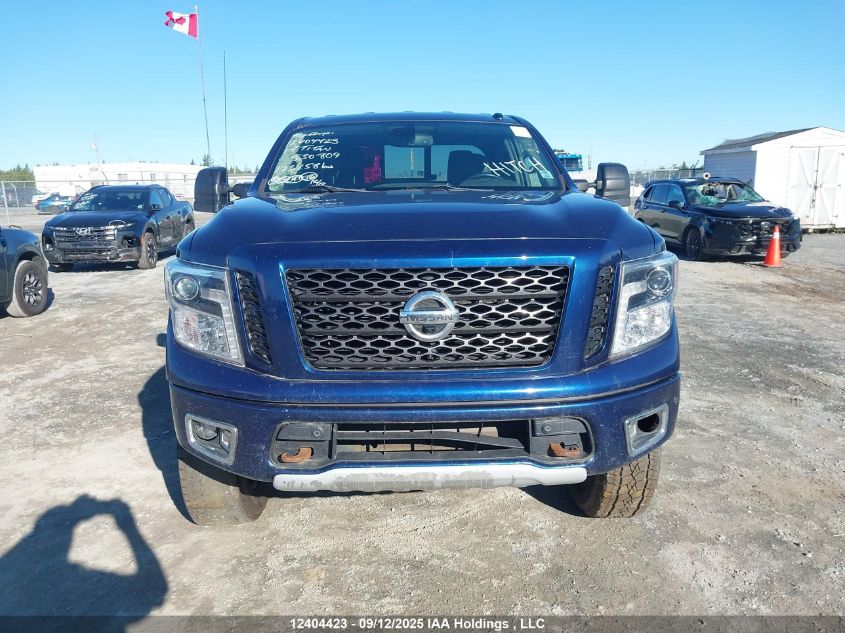 2018 Nissan Titan Sv/Pro-4X VIN: 1N6AA1C52JN530809 Lot: 12404423