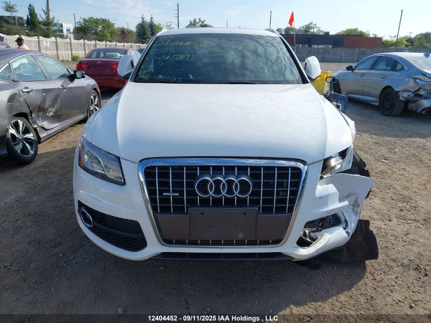 2012 Audi Q5 2.0T Premium Plus VIN: WA1WFCFP1CA045715 Lot: 12404452