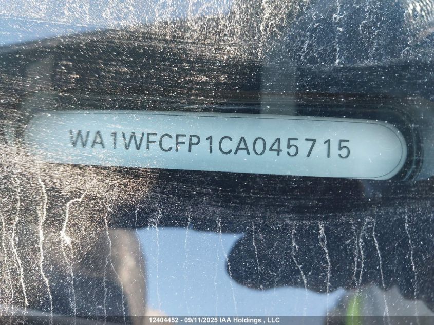 2012 Audi Q5 2.0T Premium Plus VIN: WA1WFCFP1CA045715 Lot: 12404452