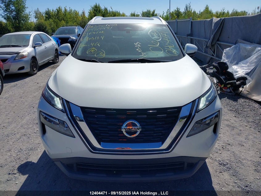 2021 Nissan Rogue Sv VIN: 5N1AT3BAXMC703124 Lot: 12404471