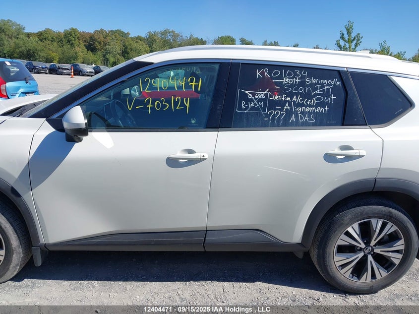 2021 Nissan Rogue Sv VIN: 5N1AT3BAXMC703124 Lot: 12404471