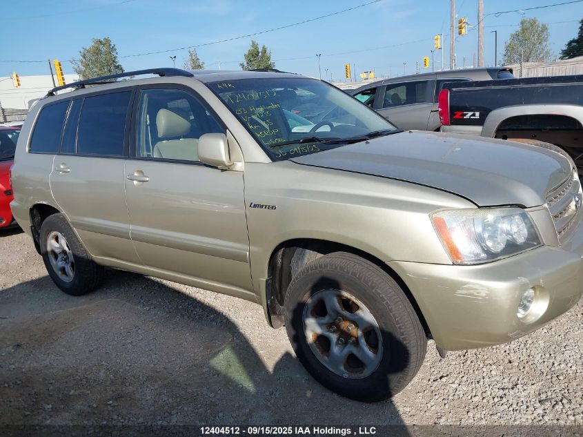 2003 Toyota Highlander Limited VIN: JTEHF21A530109235 Lot: 12404512