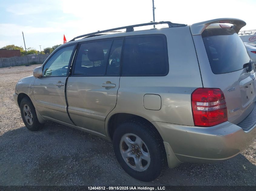 2003 Toyota Highlander Limited VIN: JTEHF21A530109235 Lot: 12404512