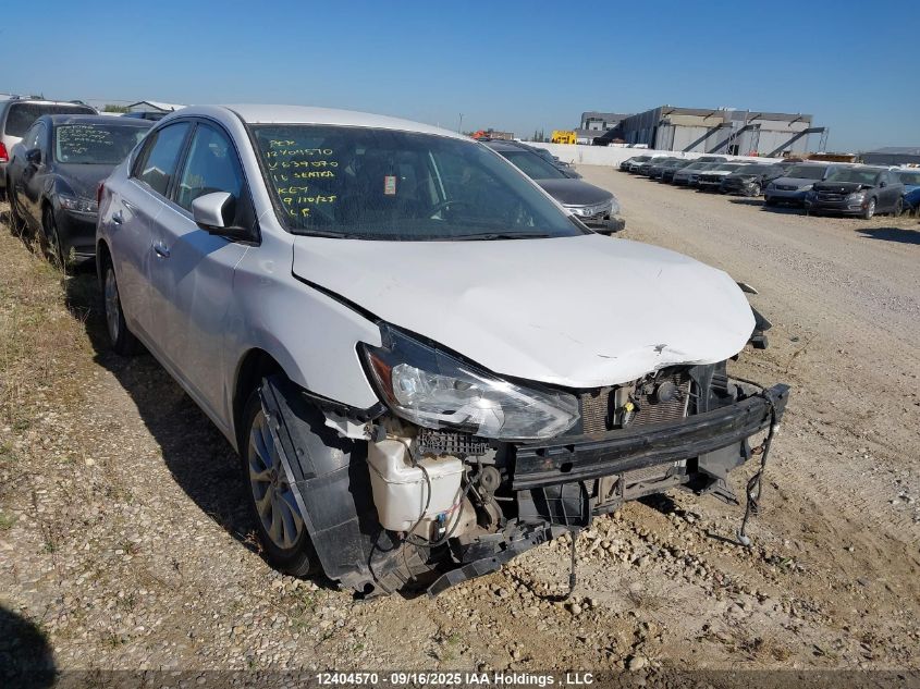 2016 Nissan Sentra S/Sv/Sr/Sl VIN: 3N1AB7APXGL639070 Lot: 12404570