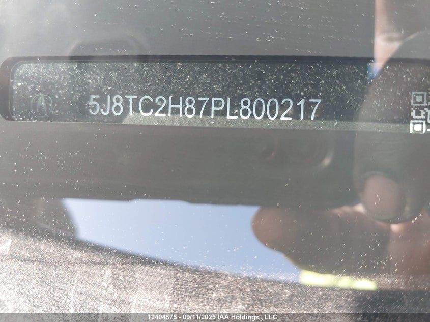5J8TC2H87PL800217 2023 ACURA RDX photo no. 19