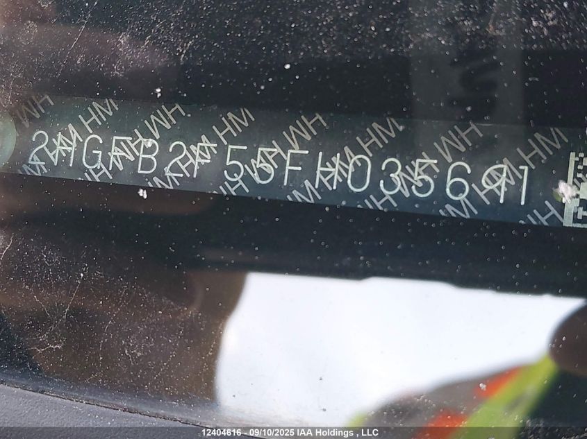 2015 Honda Civic Lx VIN: 2HGFB2F55FH035691 Lot: 12404616