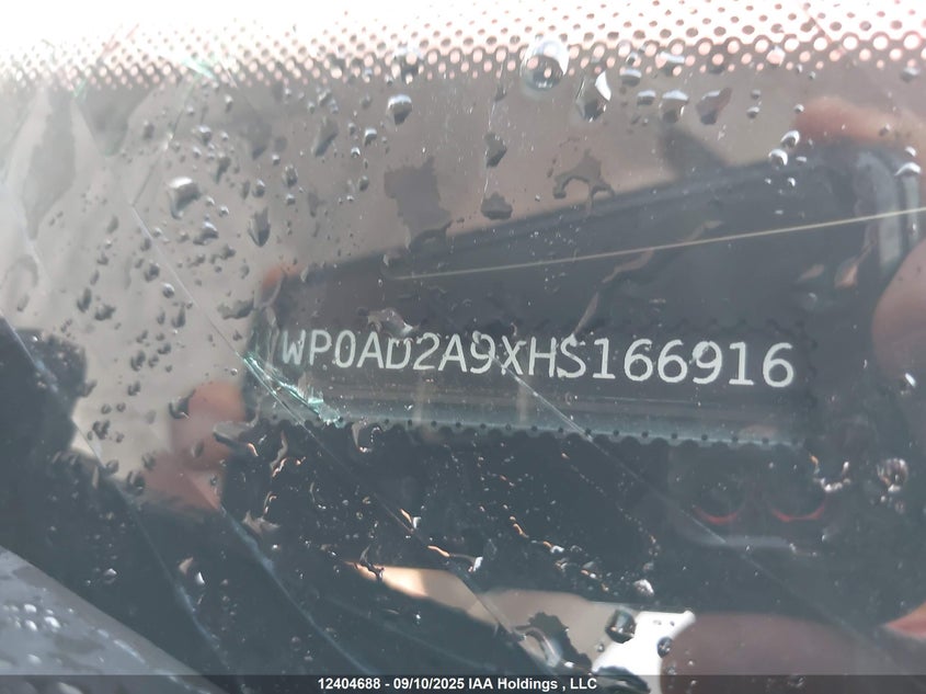 2017 Porsche 911 Turbo/Turbo S VIN: WP0AD2A9XHS166916 Lot: 12404688