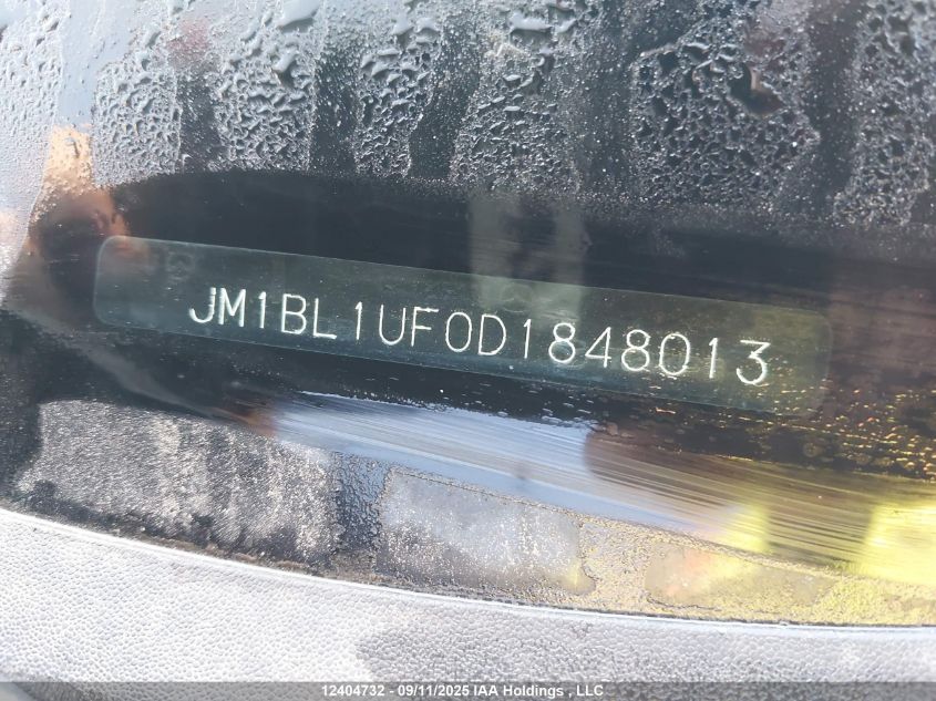 2013 Mazda 3 I VIN: JM1BL1UF0D1848013 Lot: 12404732