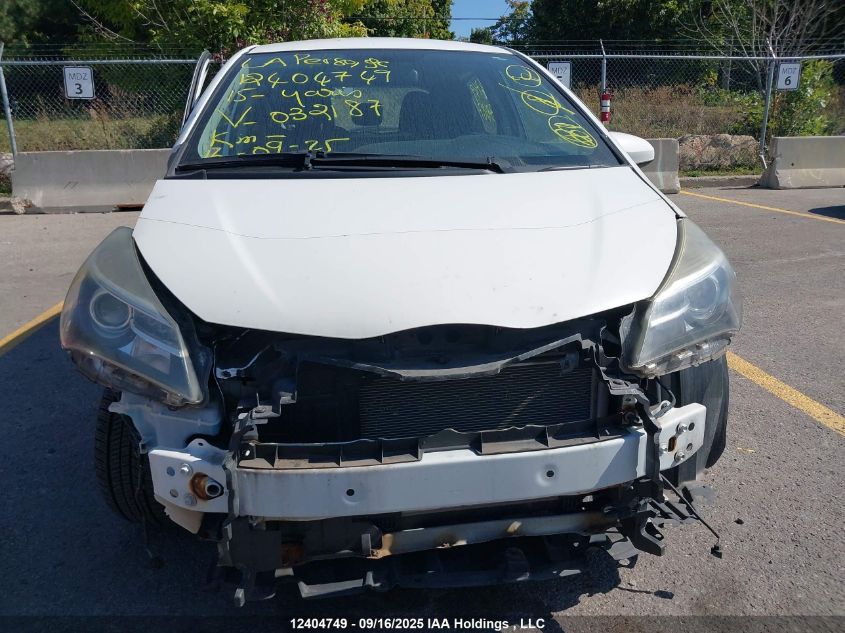 2015 Toyota Yaris VIN: VNKKTUD35FA032187 Lot: 12404749