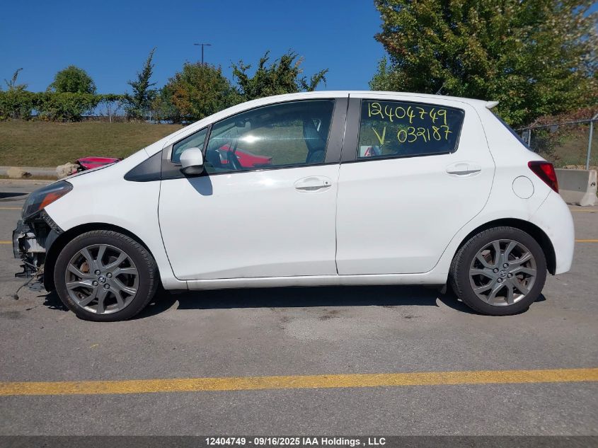 2015 Toyota Yaris VIN: VNKKTUD35FA032187 Lot: 12404749