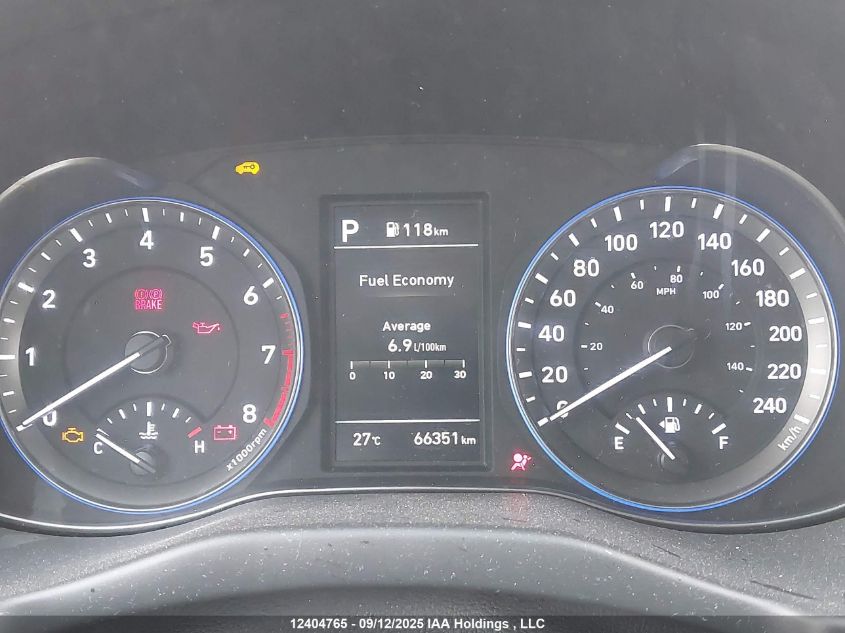 2021 Hyundai Kona Sel VIN: KM8K2CAA5MU712347 Lot: 12404765