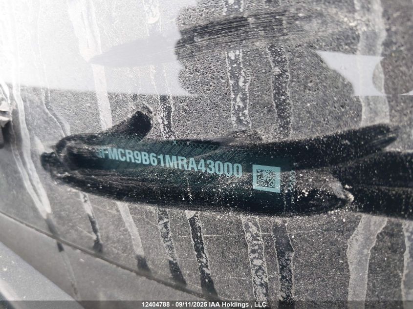 2021 Ford Bronco Sport Big Bend VIN: 3FMCR9B61MRA43000 Lot: 12404788