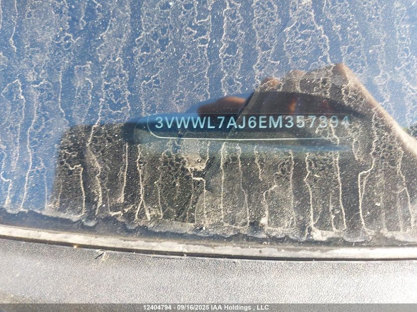 2014 Volkswagen Jetta 2.0 Tdi Comfortline/2.0 Tdi Highline/2.0 Tdi Trendline+ VIN: 3VWWL7AJ6EM357394 Lot: 12404794