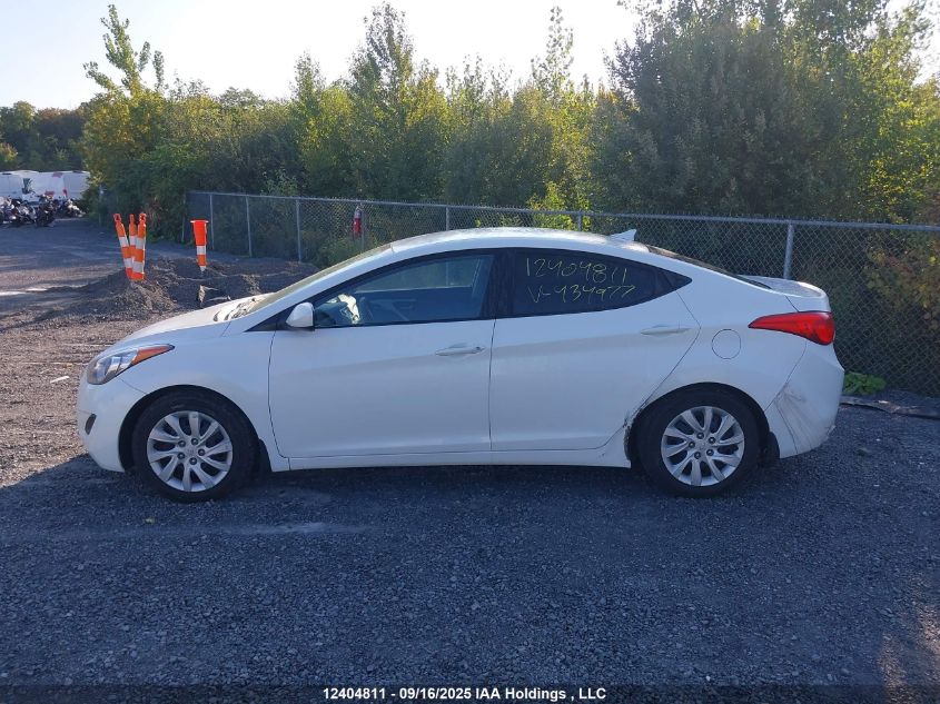 2013 Hyundai Elantra Gls/Limited VIN: 5NPDH4AE8DH434977 Lot: 12404811